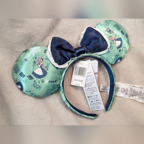 Disney parks Alice in Wonderland Mickey ears new with tags - Picture 4 of 5